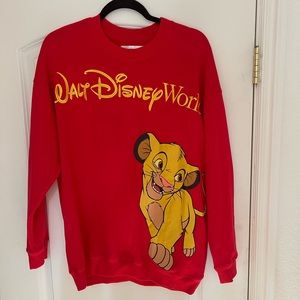 Disney Parks Disneyland Simba and Nala Pullover sweater